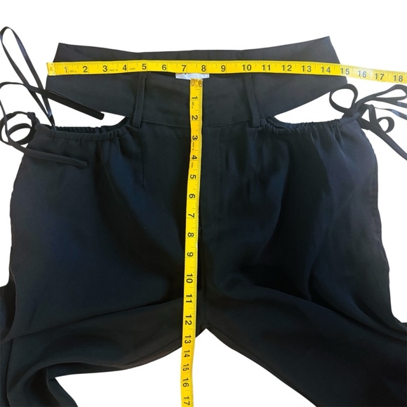 SUPERDOWN Benny Cut Out Pants in Black EUC - Picture 6 of 8